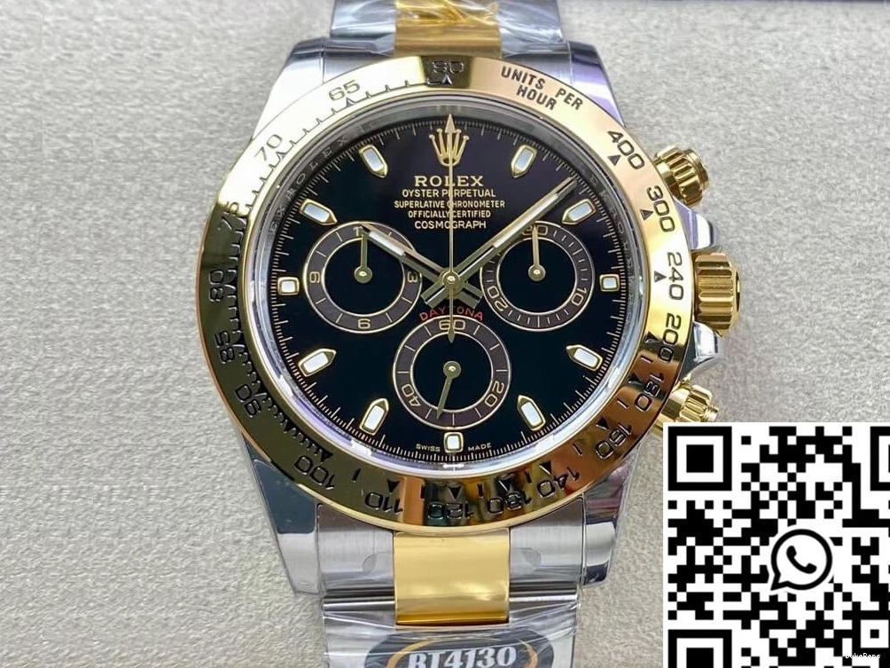 Gold Factory Daytona BT Yellow Black M116503-0004 Dial Rolex 0818